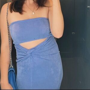 Indigo Princess Polly Cut-Out Maxi Dress